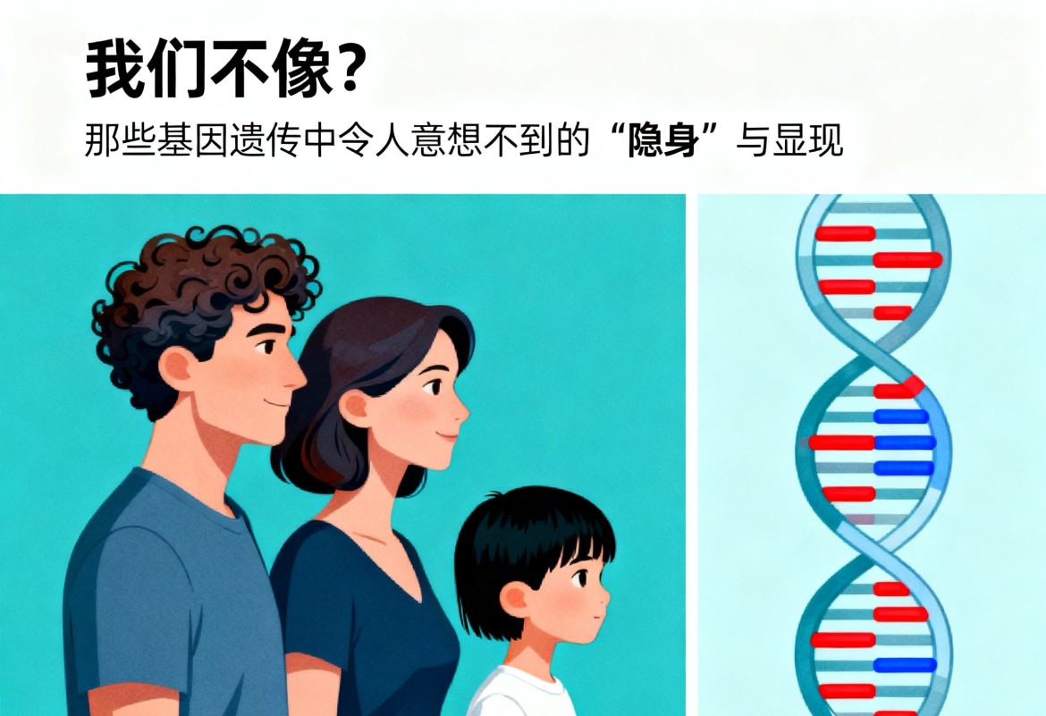 “我们不像？”—— 那些基因遗传中令人意想不到的“隐身”与“显现”