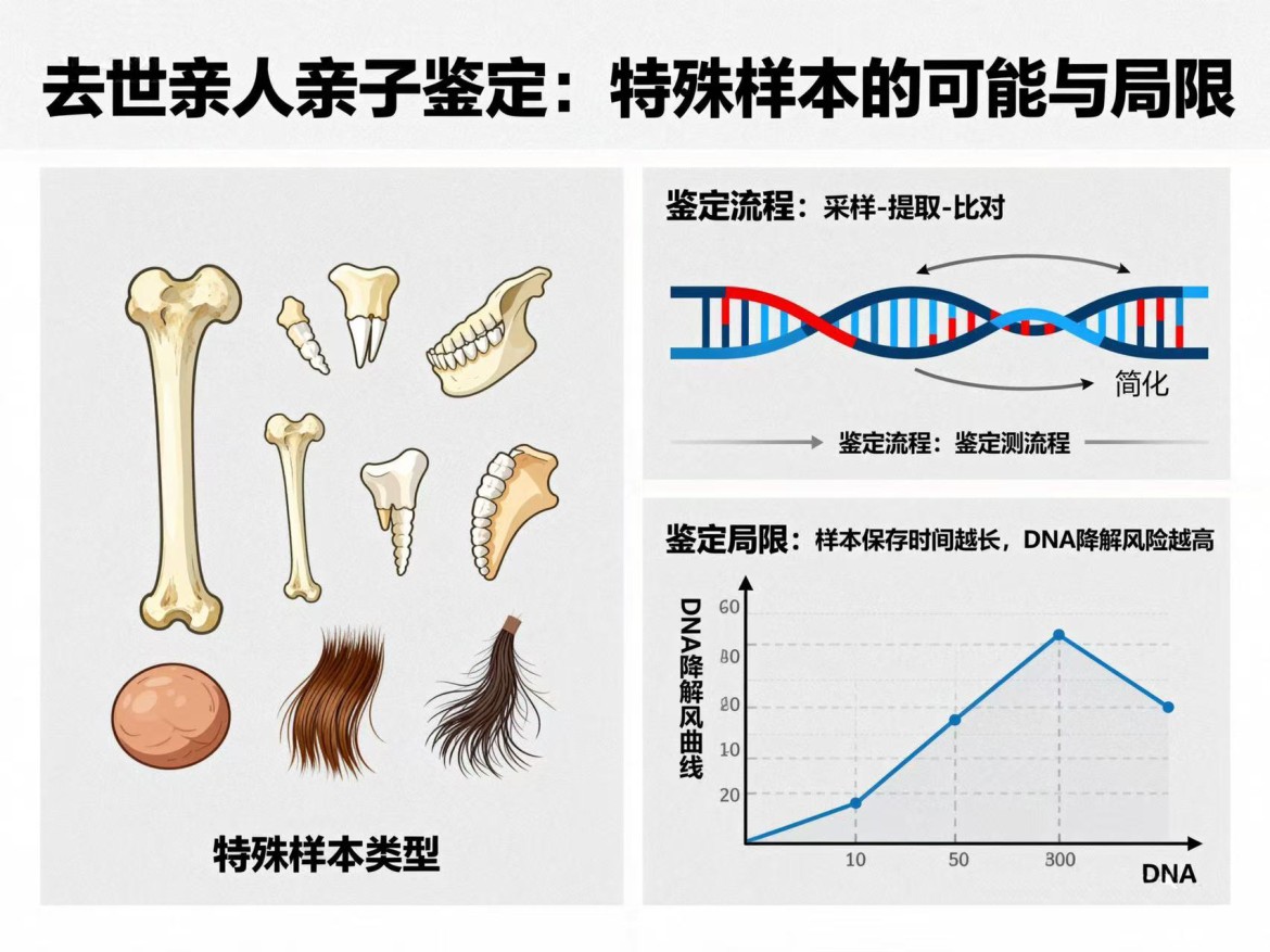 去世的亲人，还能做亲子鉴定吗？关于特殊样本鉴定的问题